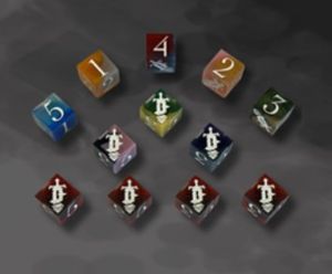 Shuffle Dungeons: Custom Dice Set