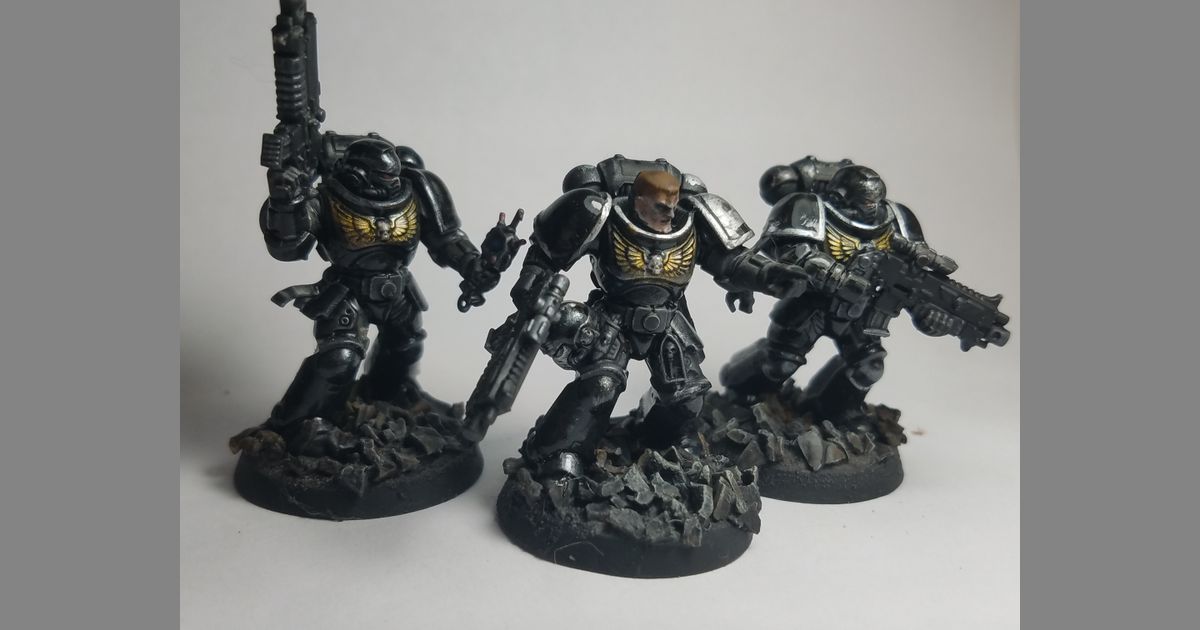 Iron Hands Kill Team 100pts -- Objective Markers -- 2 settlers ...