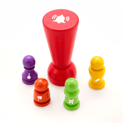 Magic Maze: New Wooden Pawns