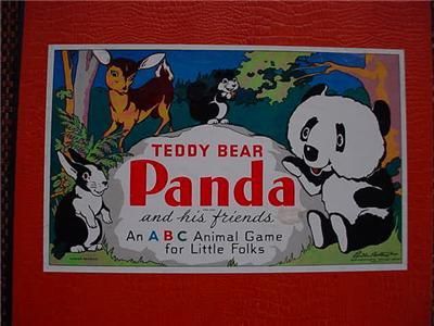 Teddy Bear Panda and His Friends box art