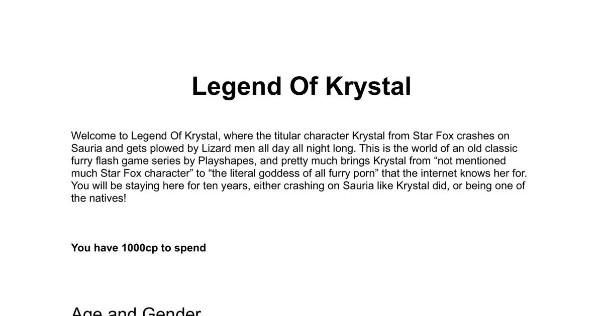 Legend of Krystal RPG Item RPGGeek