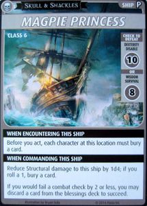 Pathfinder Adventure Card Game: Skull & Shackles – "Magpie Princess" Promo Card