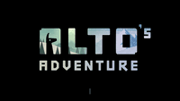 Video Game: Alto's Adventure