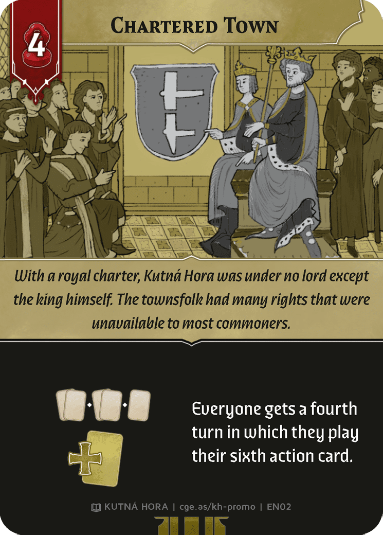 Kutná Hora: The City of Silver – Chartered Town Promo Card