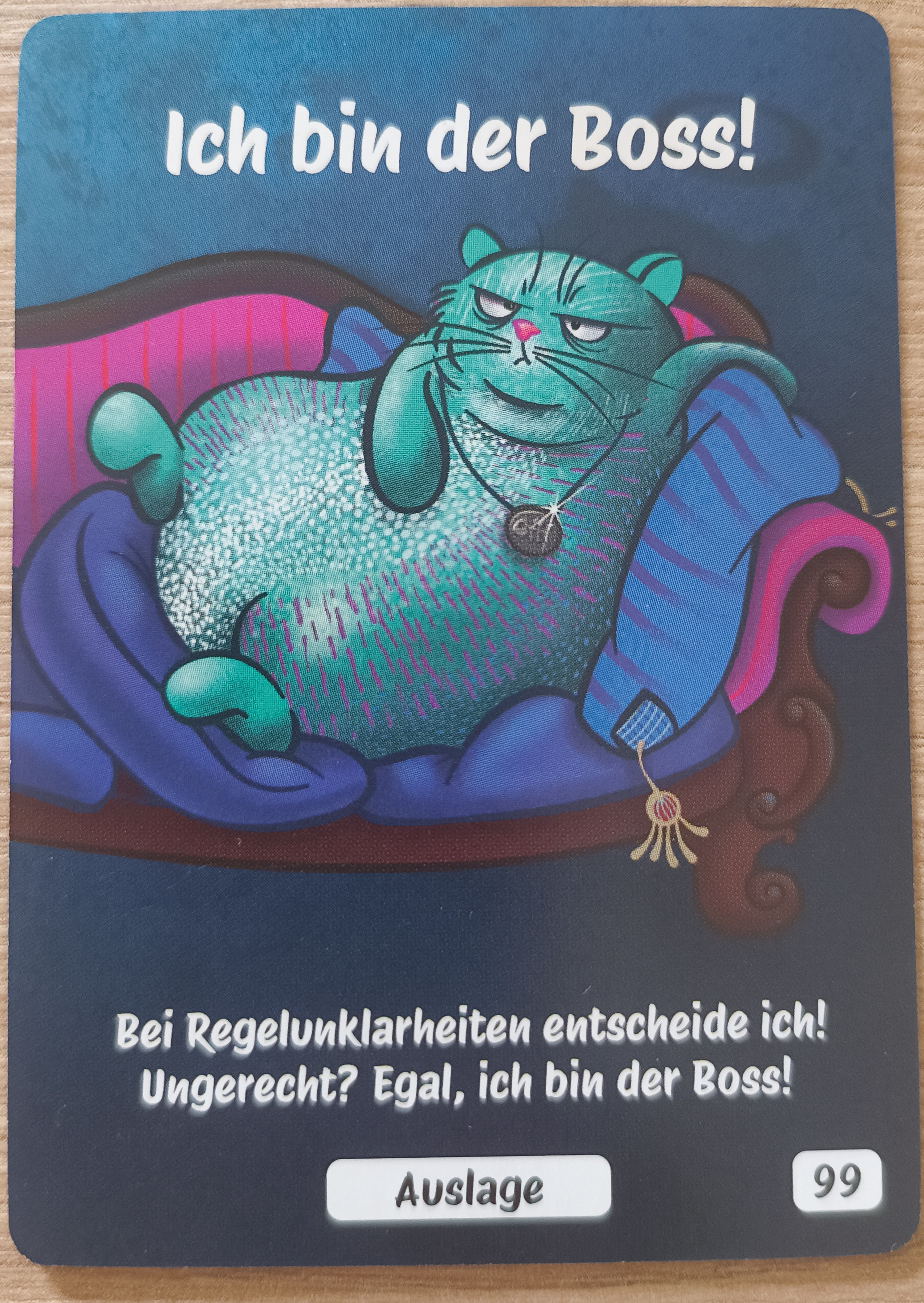 Ich habe Fertig: Ich bin der Boss! Promo Card