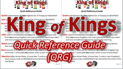 King of Kings: quick reference guide