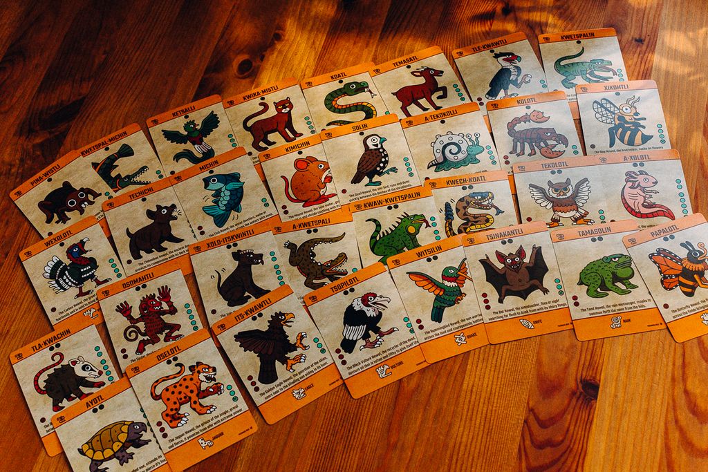 A shapeshifting duel | Nawalli: The Aztec Card Game