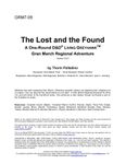 RPG Item: GRM7-09: The Lost and the Found