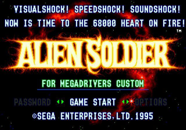 Alien Soldier box art