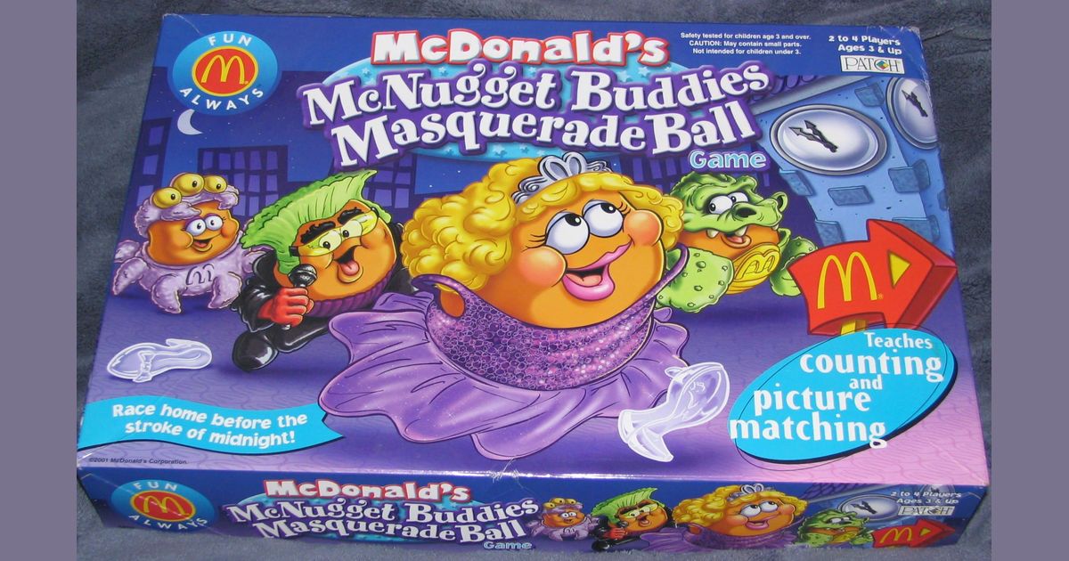 Mcdonald S Mcnugget Buddies Masquerade Ball Game Board Game Boardgamegeek