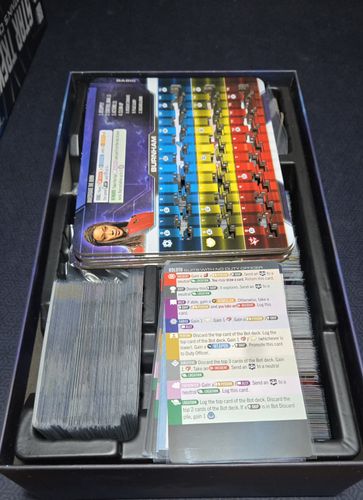Another way to fit sleeved cards with insert | BoardGameGeek