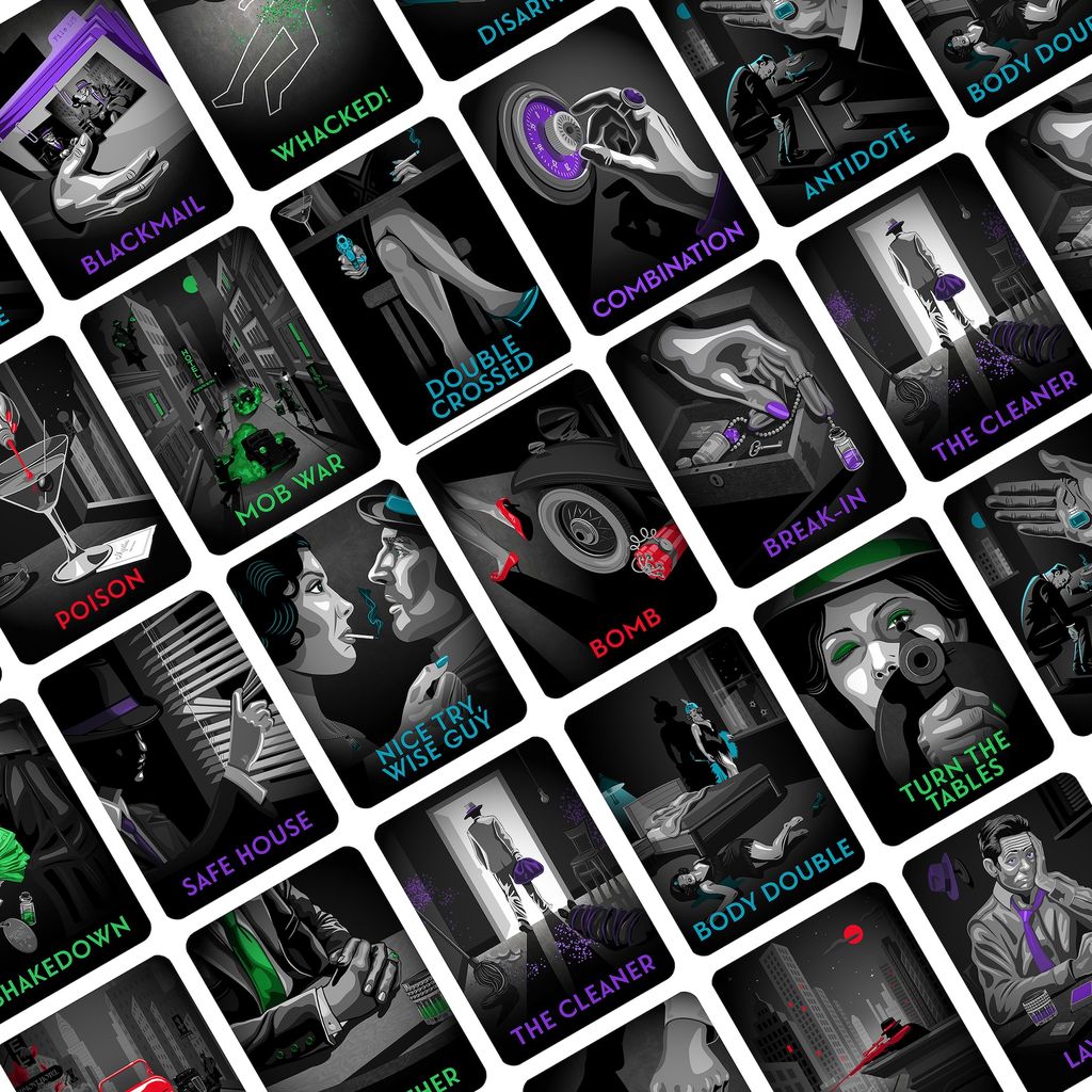 Illustration 5 de Nice Try, Wise Guy - A Film Noir Party Card Game