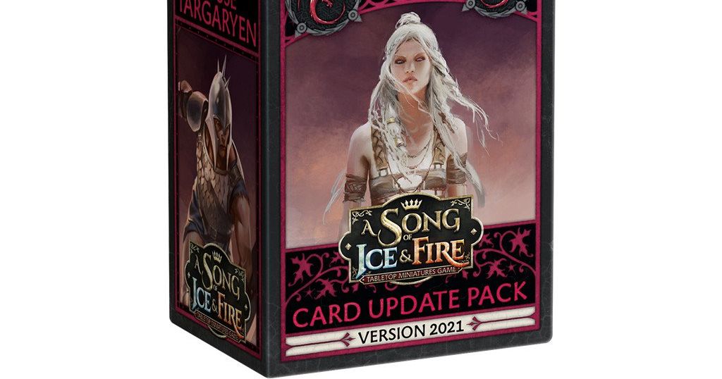 A Song of Ice & Fire: Tabletop Miniatures Game  Targaryen 2021 Card Update  Pack | Board Game | BoardGameGeek