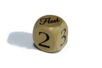 Board Game Accessory: Fleet: Wooden Fleet Die