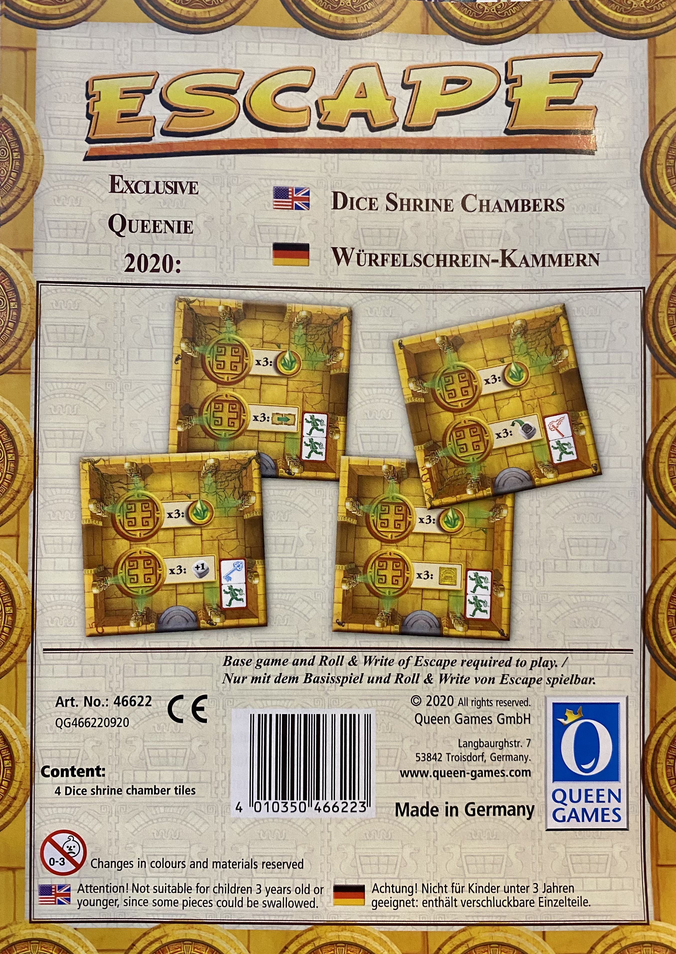 Escape: The Curse of the Temple – Exclusive Queenie 2020: Dice Shrine Chambers