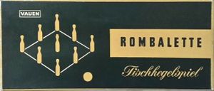 Rombalette Tischkegelspiel