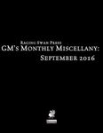 Issue: GM's Monthly Miscellany (September 2016)