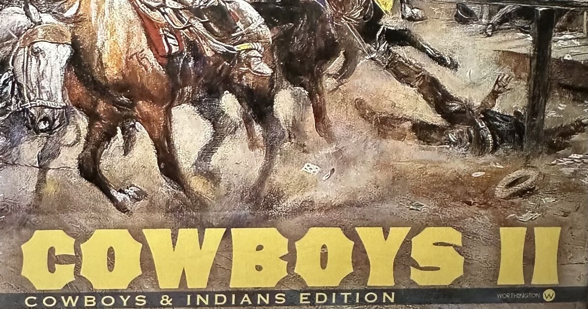 Cowboys II: Cowboys & Indians Edition, Board Game