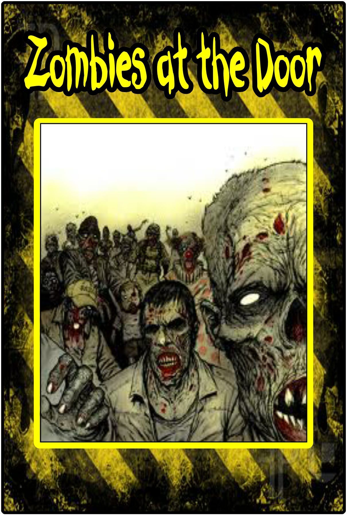Zombies at the door box art