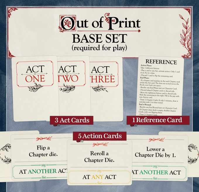 Illustration 2 de Out Of Print - A bookish modular solo game by Button Shy