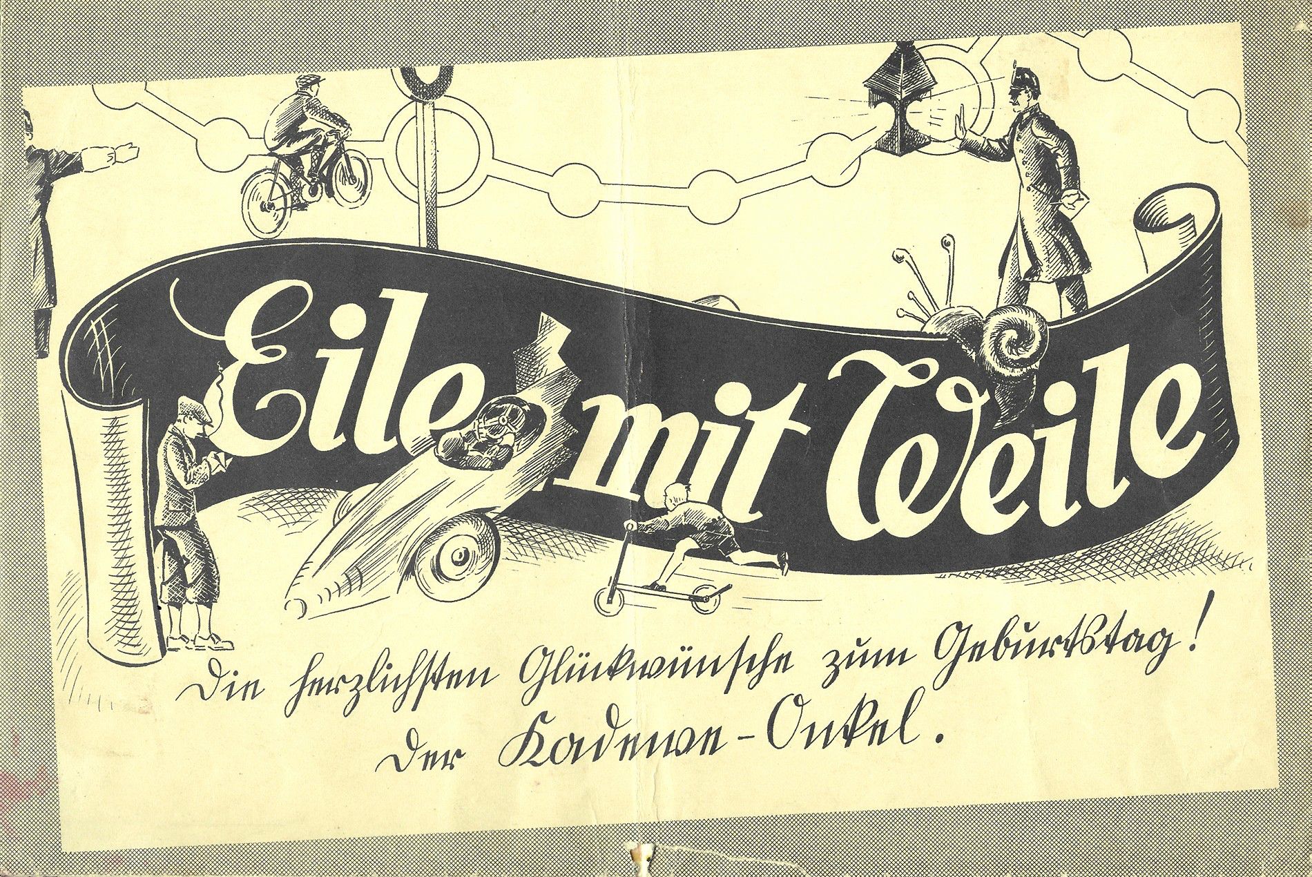Eile mit Weile