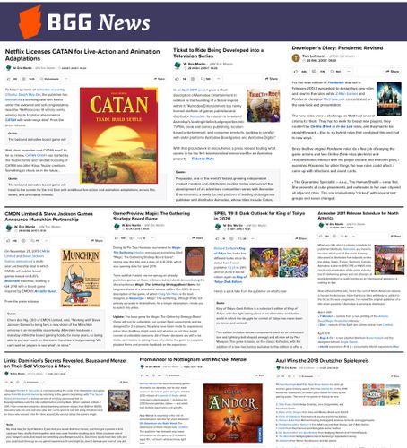 BGG News | All for your games