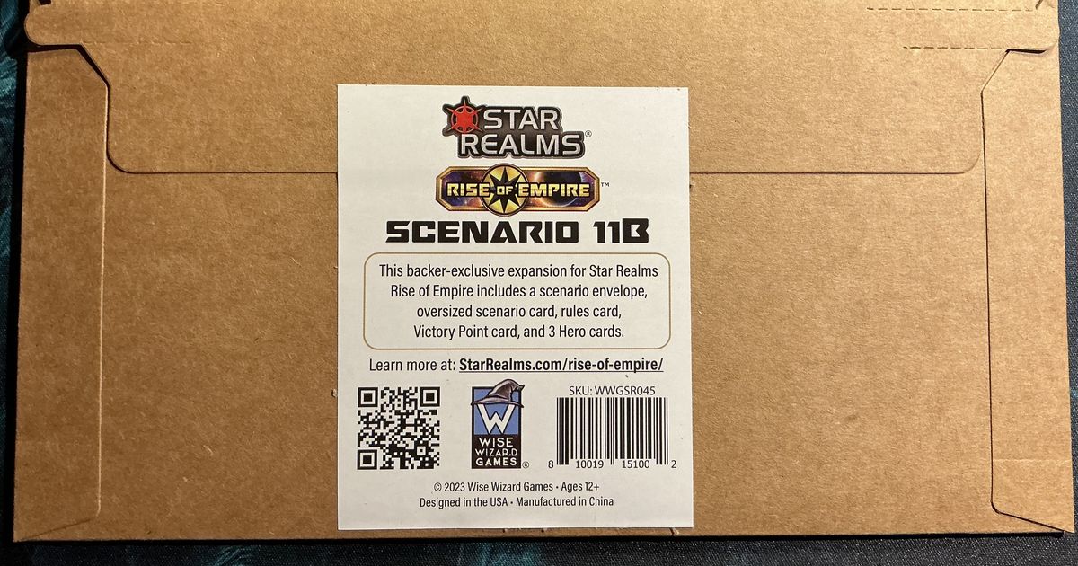 Star Realms Scenarios Expansion Pack White Wizard Games