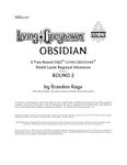 RPG Item: SHL2-07: Obsidian, Round 2