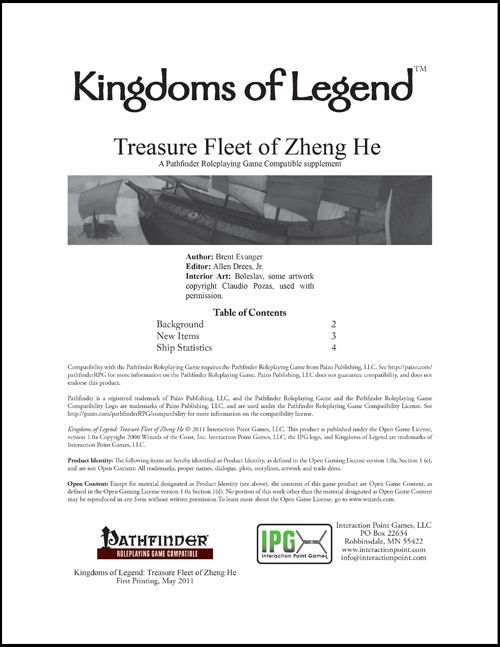 Treasure Fleet of Zheng He box art