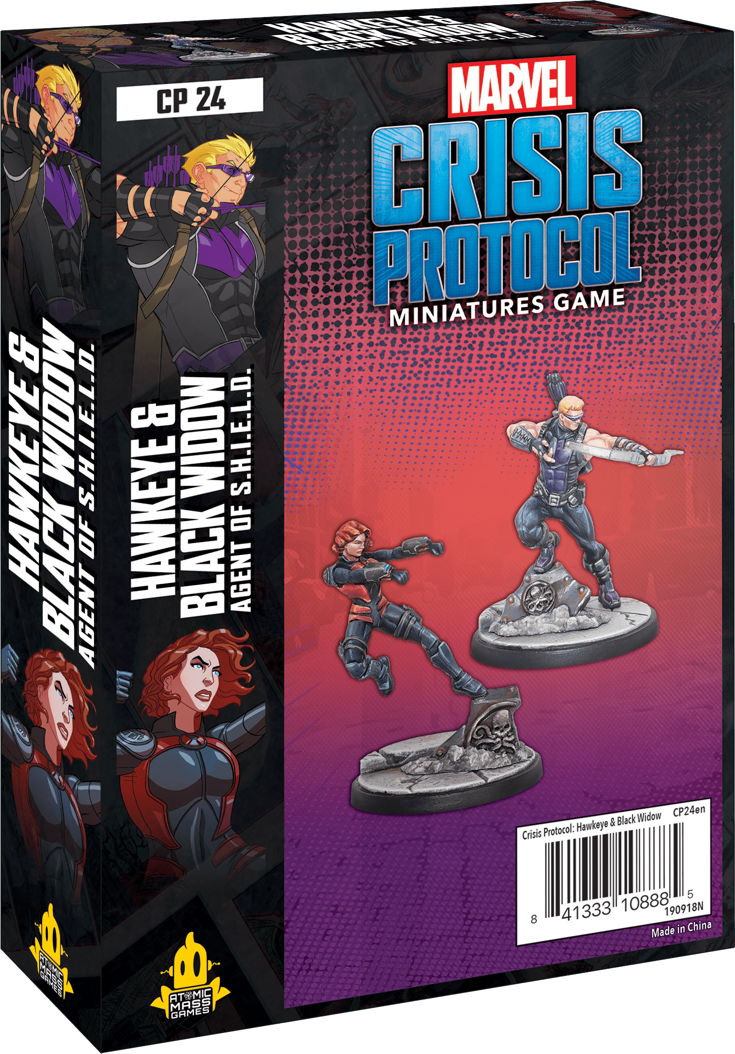 Marvel: Crisis Protocol – Hawkeye & Black Widow, Agent of S.H.I.E.L.D. cover art