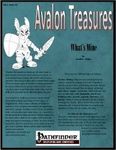 Issue: Avalon Treasures (Vol 1, No 11 - Nov 2011) What's Mine