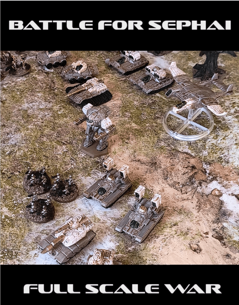 Cover art for Battle for Sephai: Full Scale War