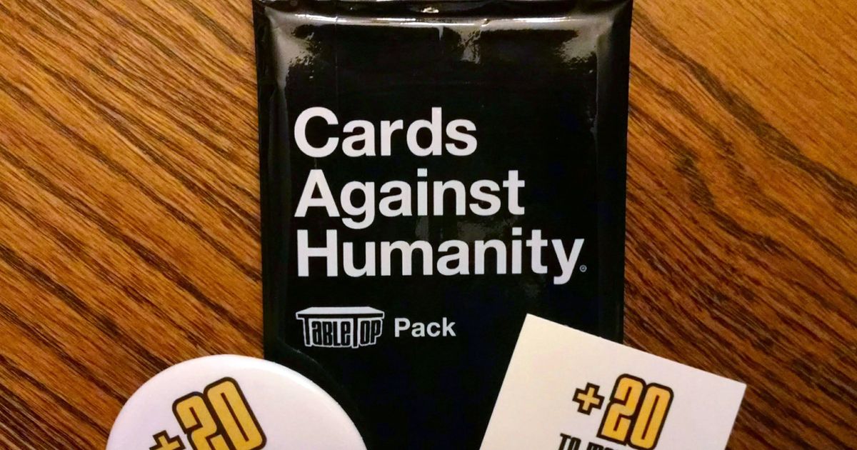 Cards Against Humanity TableTop Pack Board Game BoardGameGeek