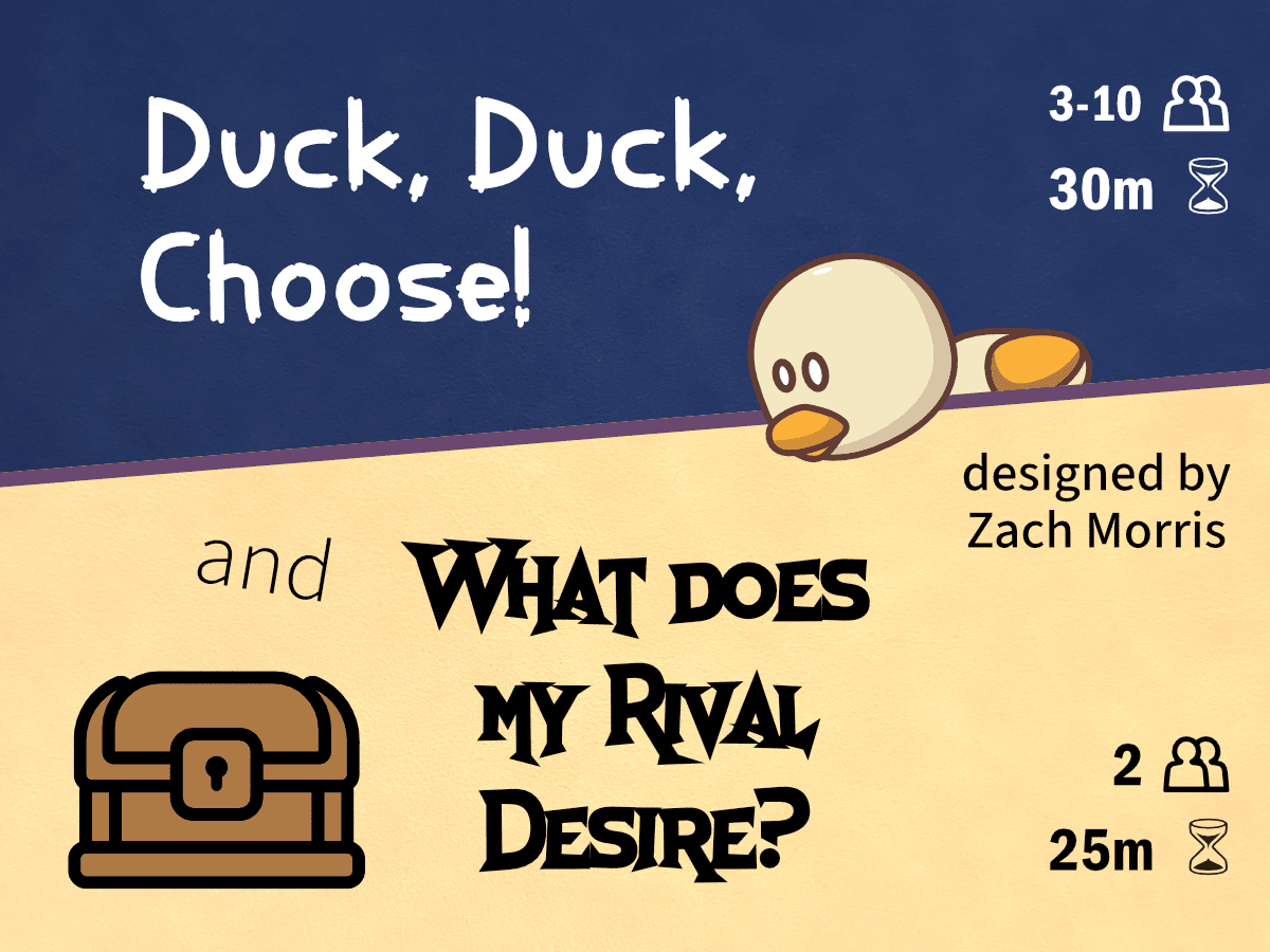 Cover art for Duck, Duck, Choose / What Does My Rival Desire