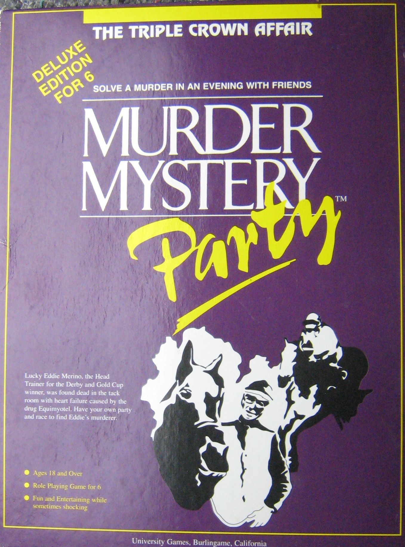 Murder Mystery Party: The Triple Crown Affair cover art