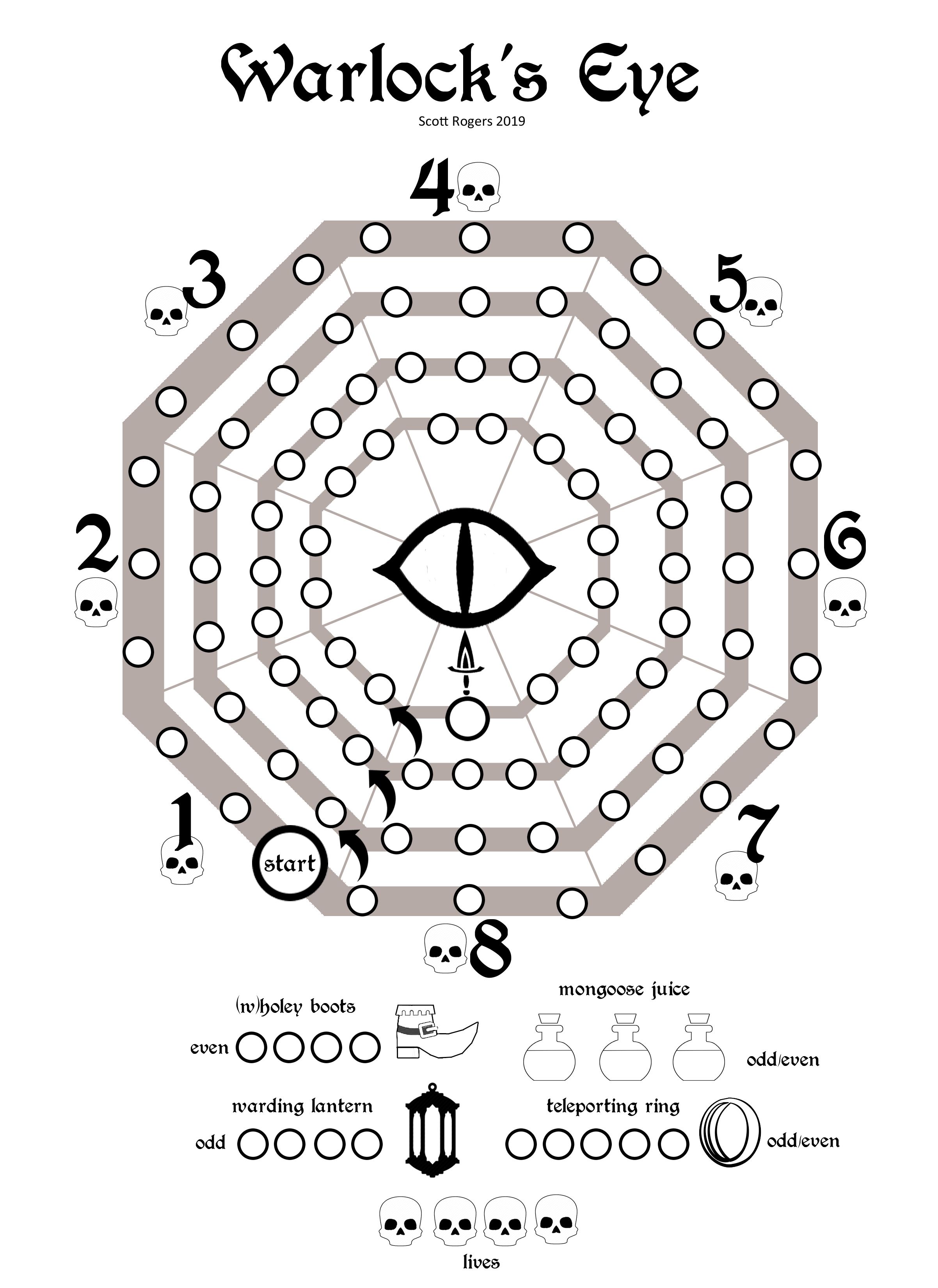 Warlock's Eye box art