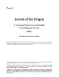 RPG Item: TUS4-06: Secrets of the Dragon