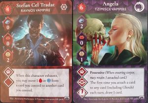 Vampire: The Masquerade – Rivals: The Dragon & The Rogue – Angela & Stefan Cel Tradat Alternate Art Cards