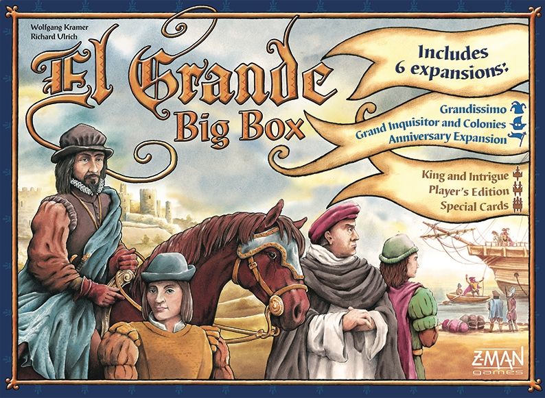 El Grande Big Box, Z-Man Games, 2015 (image provided by the publisher)