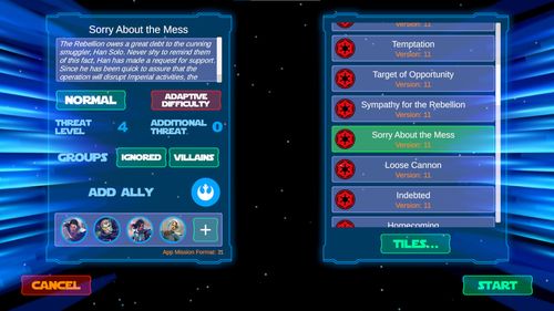Imperial Commander: Unofficial companion app for solo / coop play