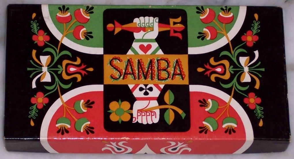 Red Samba Card Game Organizer Hand & Foot, Triple Play or Canasta Solid  Colors