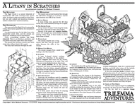 RPG Item: Litany in Scratches