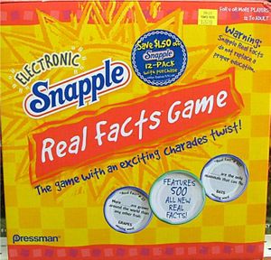 Snapple Real Facts Game