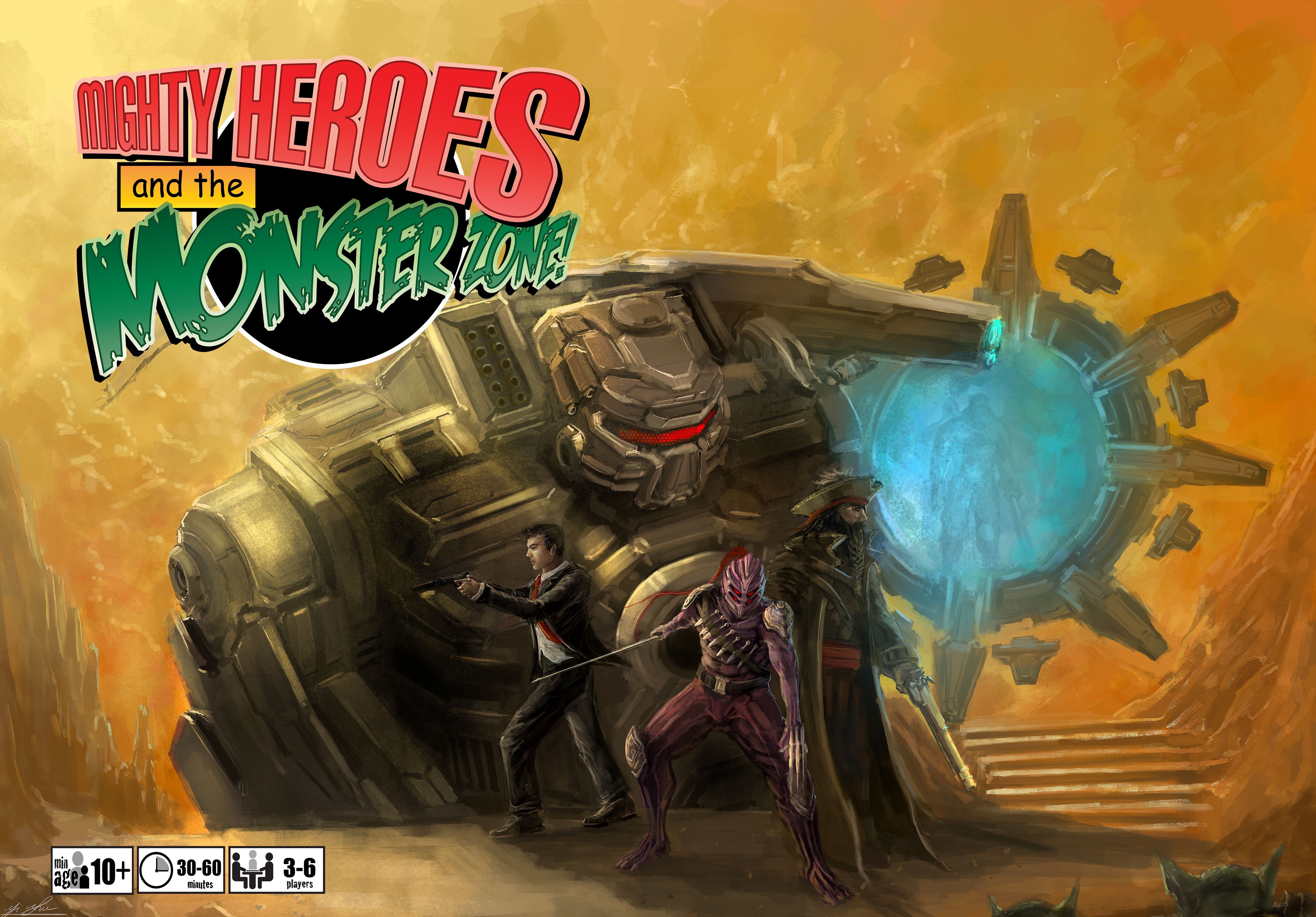 Mighty Heroes and the Monster Zone cover art