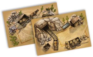 Saloon Tycoon: Gold Mine and Supply Cube Storage Boards