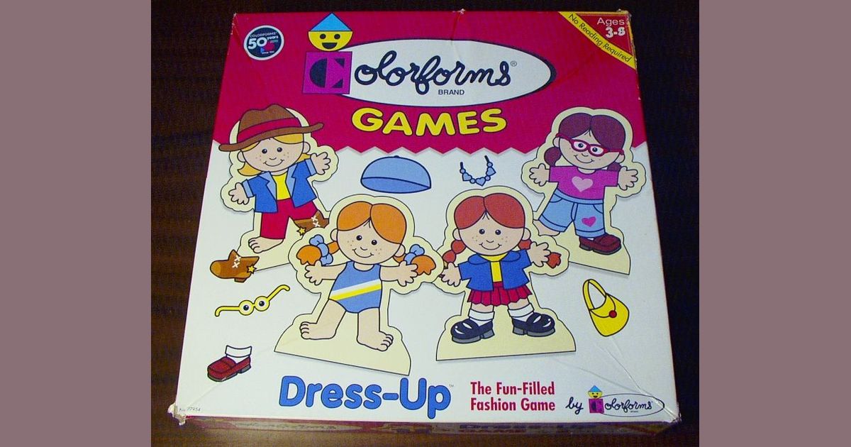 Colorforms Dress Up Game Board Game BoardGameGeek