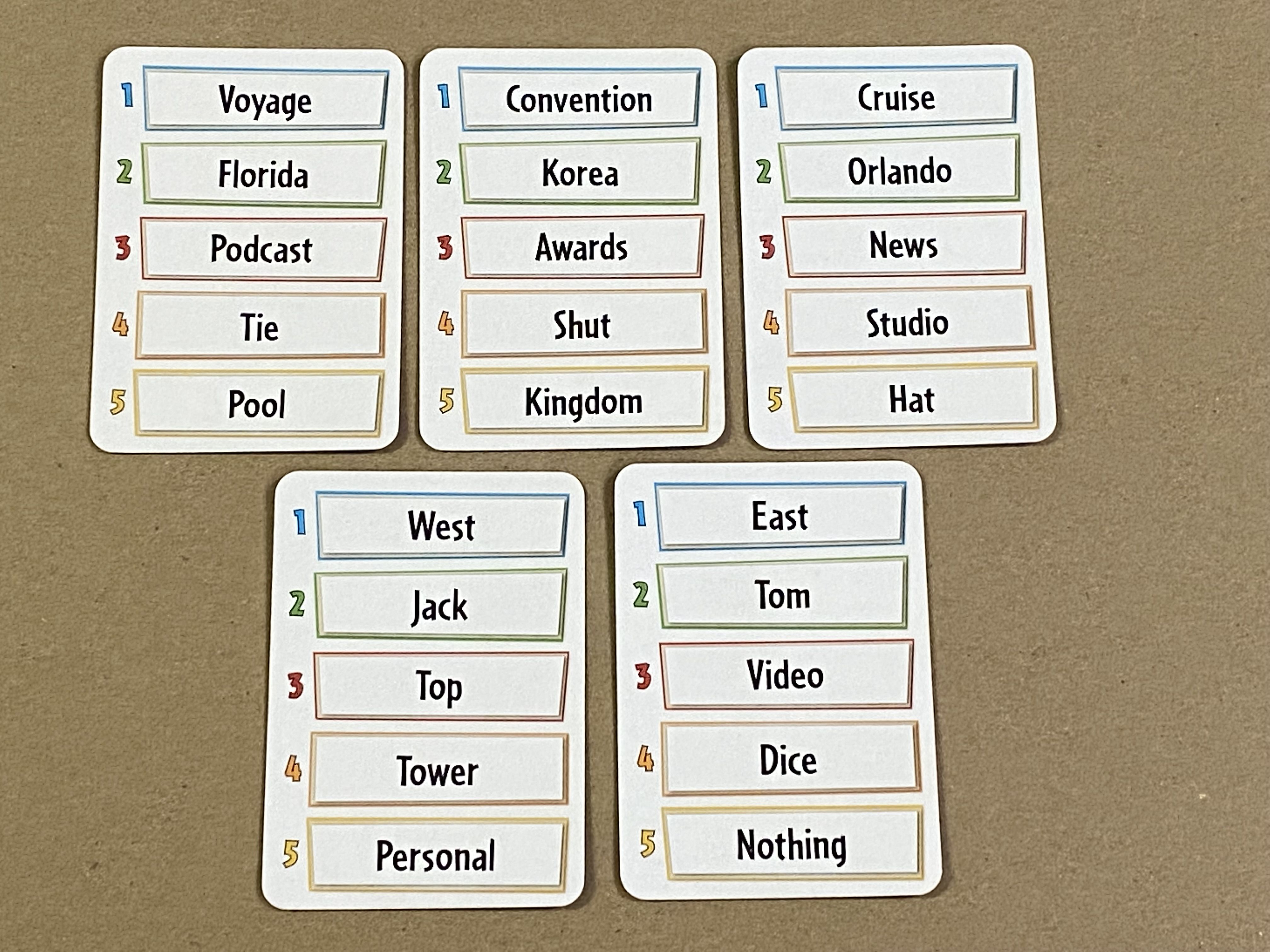 Just One: Dice Tower 2021 Promo Pack