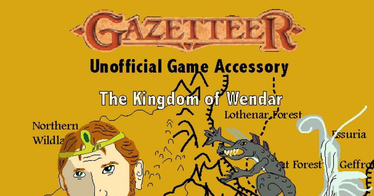 Gaz F01: The Kingdom of Wendar | RPG Item | RPGGeek