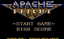 Video Game: Apache Flight