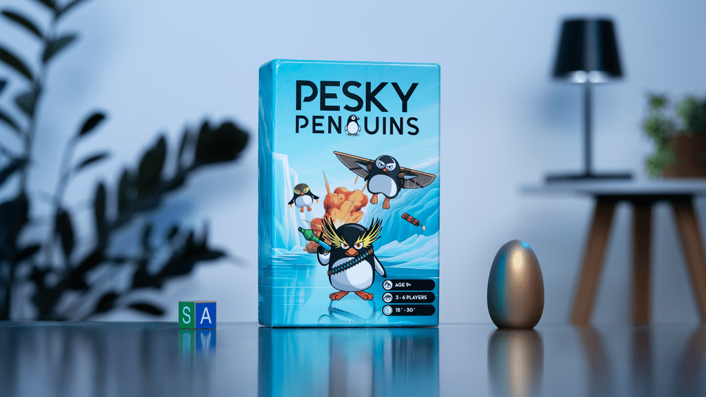 Illustration 1 de Pesky Penguins: The Egg Snatching Card Game